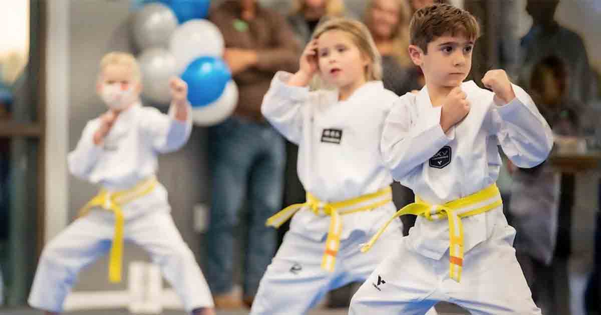 بازی و ورزش کودکان با هدف تکواندو